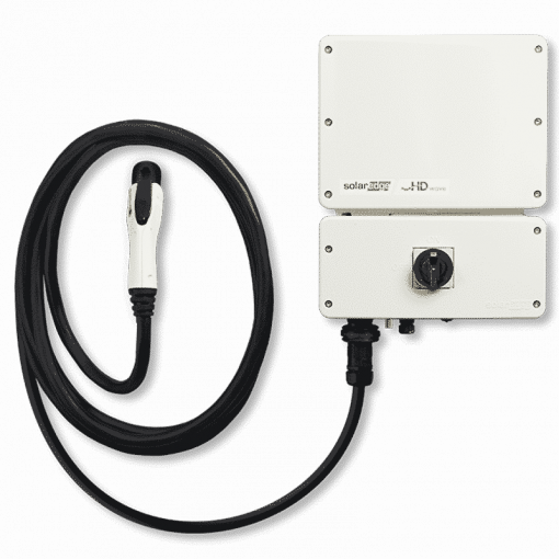 Solaredge 1-fase 3.68 kW omvormer met EV-oplader en kabel