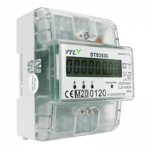 Emat mid gekeurde kWh meter 3 fase