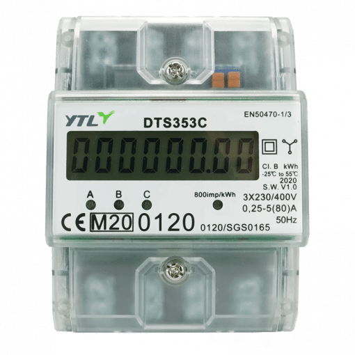 Emat mid gekeurde kWh meter 3 fase