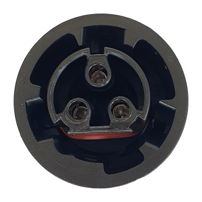 AC connector 1fase rood aansluiting2