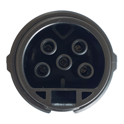 AC connector 3fase wit aansluiting