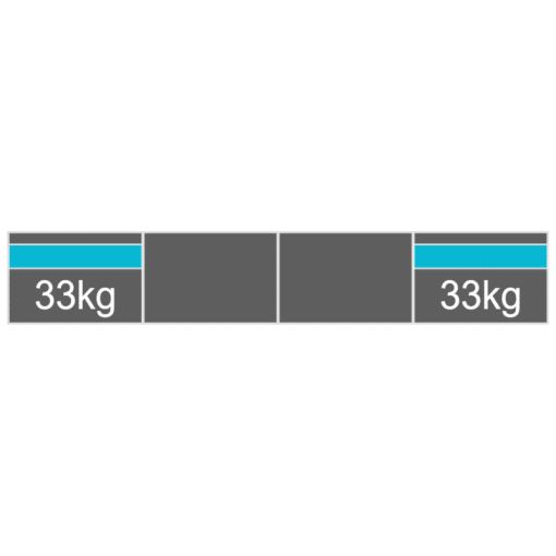 plat dak landscape 1 rij 4 panelen