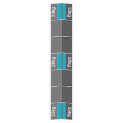 plat dak landscape oost west 1 rij 14 panelen