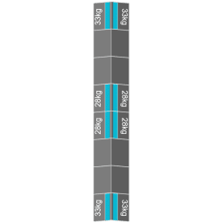 plat dak landscape oost west 1 rij 16 panelen