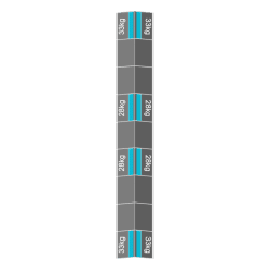 plat dak landscape oost west 1 rij 18 panelen