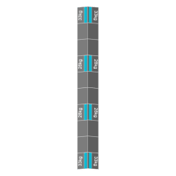 plat dak landscape oost west 1 rij 20 panelen