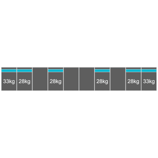 plat dak portrait 1 rij 10 panelen