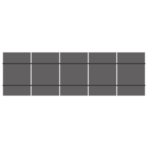 Blubase Classic 5 zonnepanelen portrait