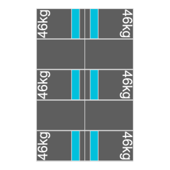 plat dak portrait oost west 1 rij 10 panelen