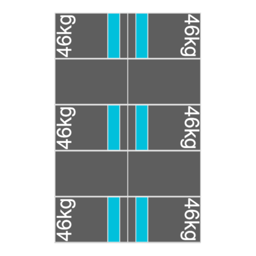 plat dak portrait oost west 1 rij 10 panelen