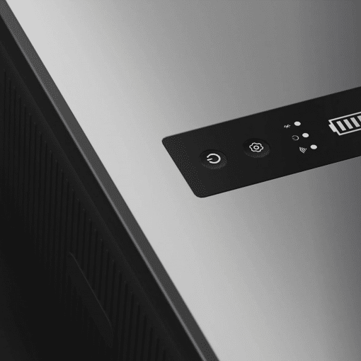 Close-up bedieningspaneel Hoymiles MS-A2 thuisbatterij 2,24 kWh met statusindicatoren