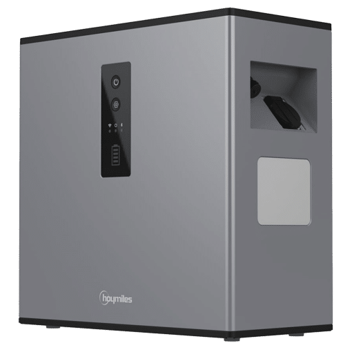 Hoymiles MS-A2 thuisbatterij 2,24 kWh met AC-uitgang voor 1000 W noodstroom – zijaanzicht