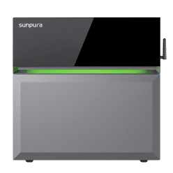 Sunpura S2400 frontaanzicht – compacte plug-&-play thuisbatterij
