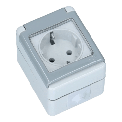 FLUID IP44 wandcontactdoos