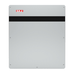SAJ AS1-3KS-5.1 AC retrofit batterijsysteem met geïntegreerde 5,1 kWh thuisbatterij aan de muur gemonteerd
