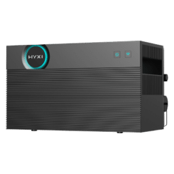 HYXi Halo HYX-MS3000AC thuisbatterij zwart vooraanzicht met LED-ring