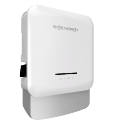 Sigenergy Sigen Hybrid 2.0 SP2 hybride omvormer linkerzijde met aansluitingen