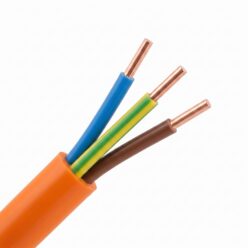 Flexibele kabel 3x4 mm2 oranje per meter