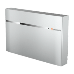 Enphase IQ Battery 10T cover kit afdekset vooraanzicht met Enphase-logo
