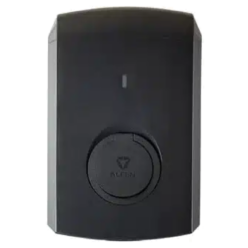 Alfen Eve Single S-line zwart laadstation met Type 2 socket vooraanzicht