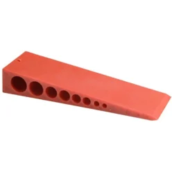 Esdec ClickFit montagewig 5-25mm rode kunststof wig met doorvoergaten