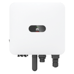 Huawei SUN2000 12K-MAP0 omvormer vooraanzicht met aansluitingen